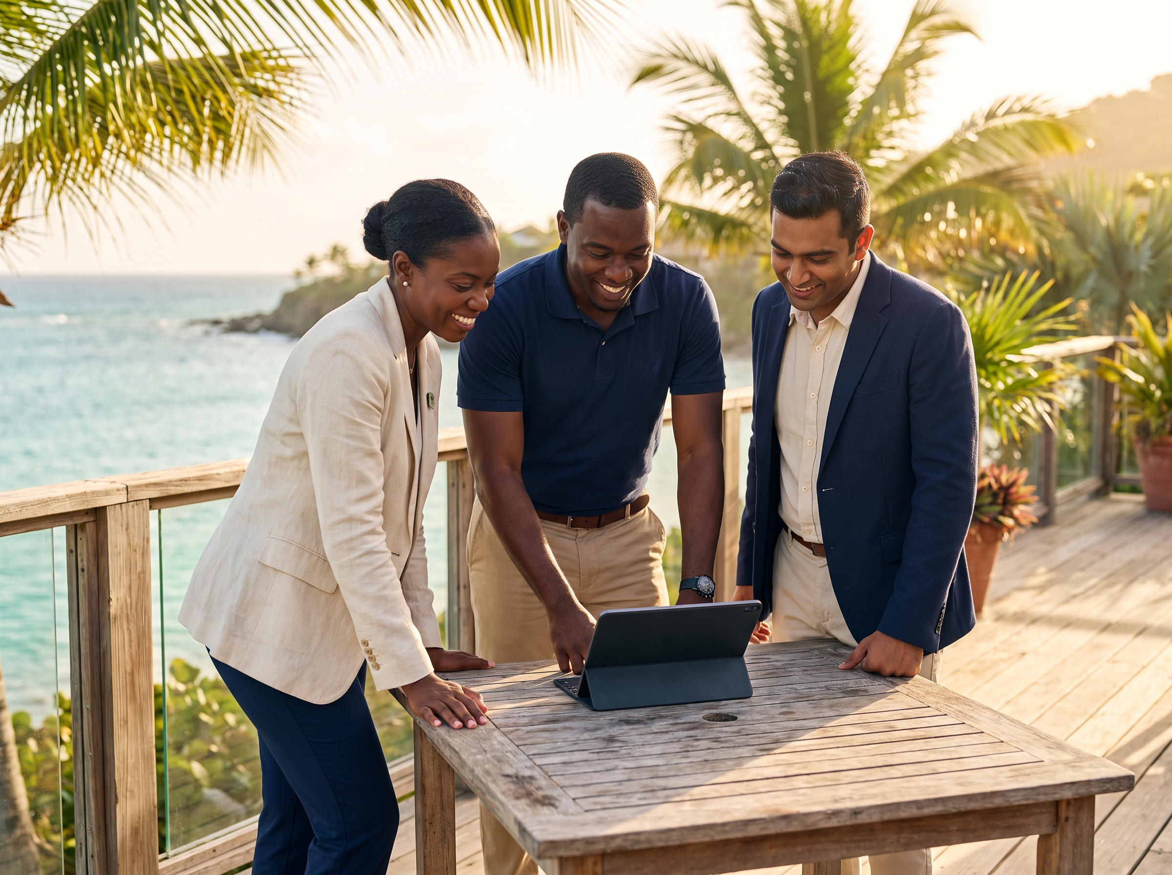 Team members collaborating